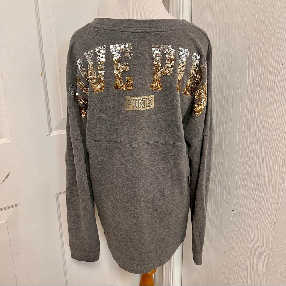 Victorias Secret Pink Bling Long Sleeve Tee J1